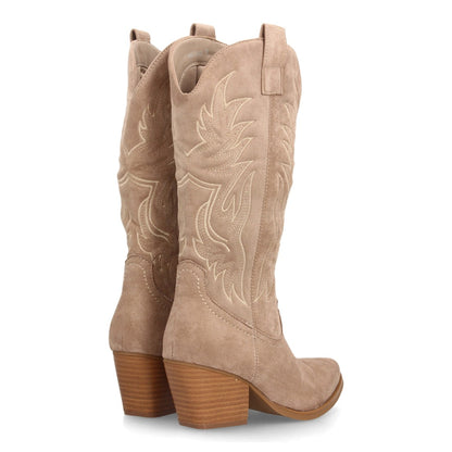 Botas cowboy para mujer VR5-2065-Beige