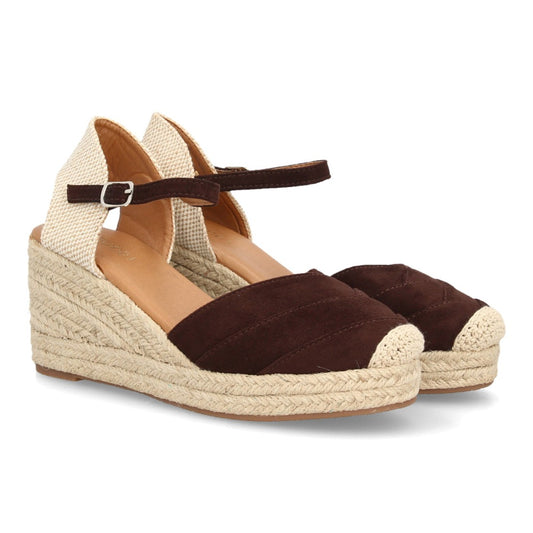 Sandalias de cuña para mujer VR5-1519-Marron