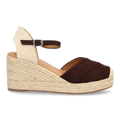 Sandalias de cuña para mujer VR5-1519-Marron