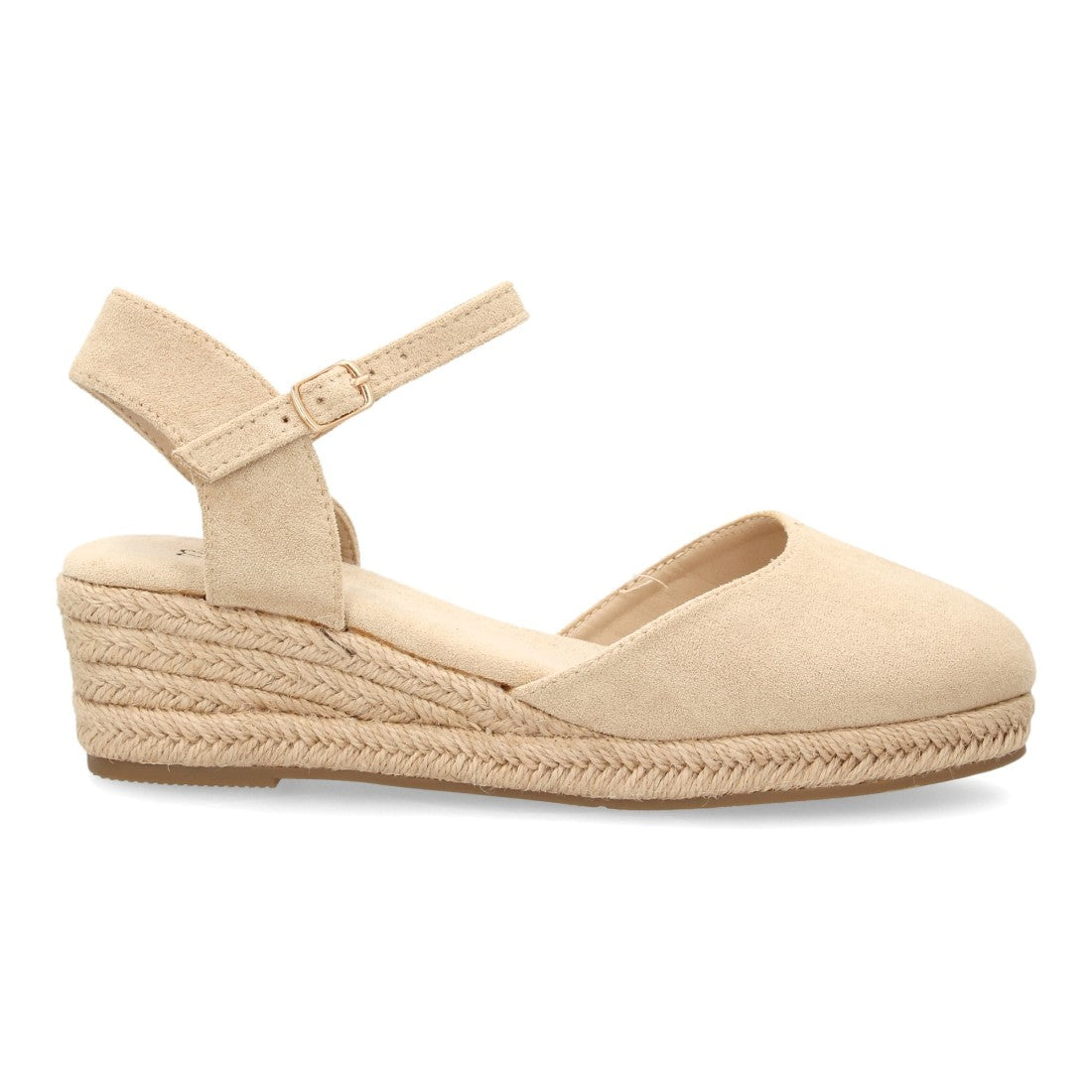 Alpargatas con cuña para mujer CF-5618-Beige