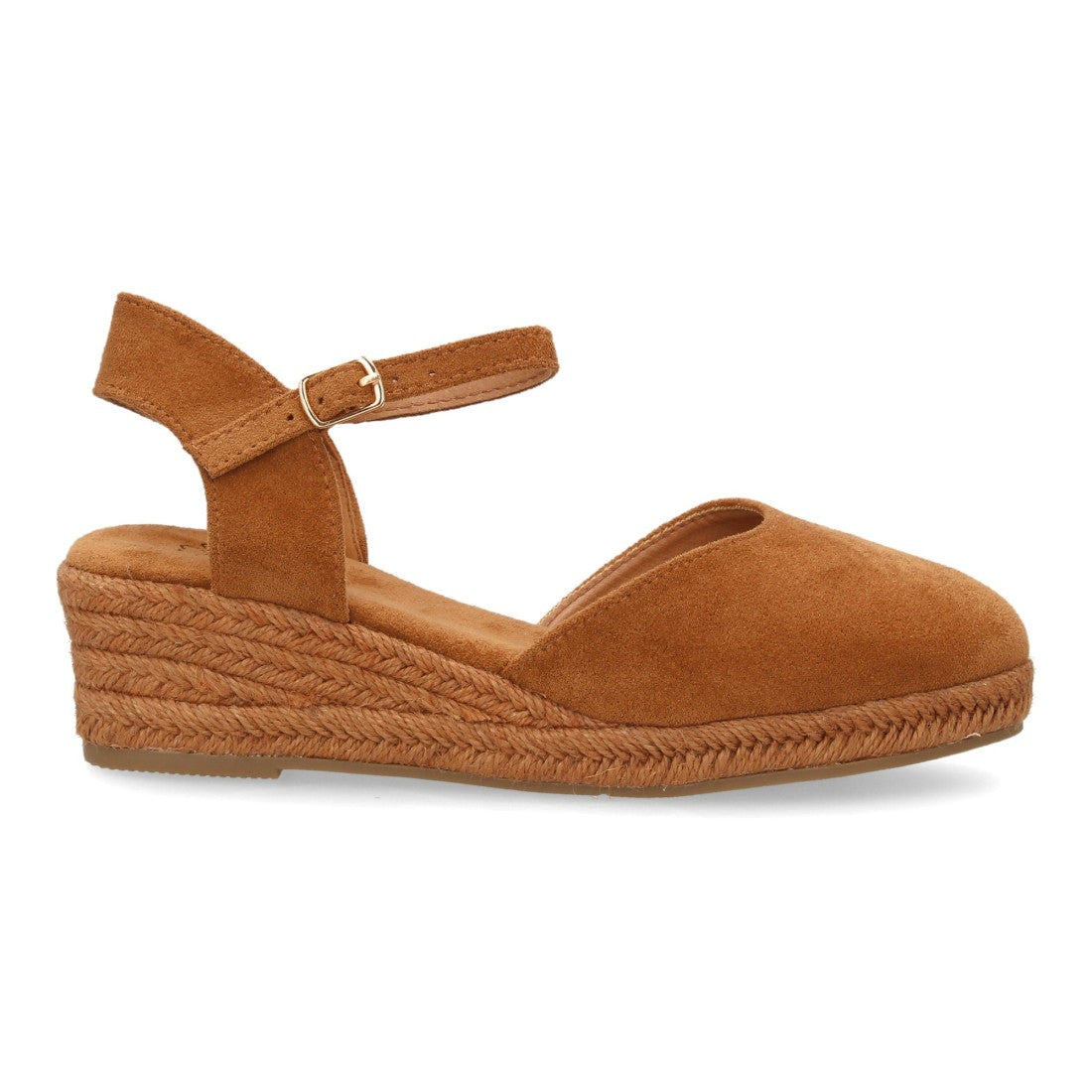 Alpargatas con cuña para mujer CF-5618-Camel