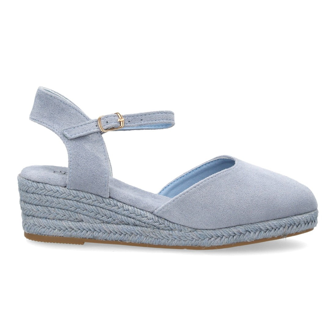 Alpargatas con cuña para mujer CF-5618-Azul