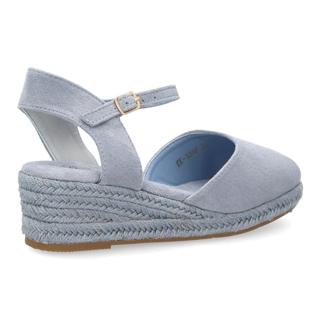 Alpargatas con cuña para mujer CF-5618-Azul