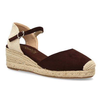 Alpargatas con cuña para mujer VR6-3120-Marron