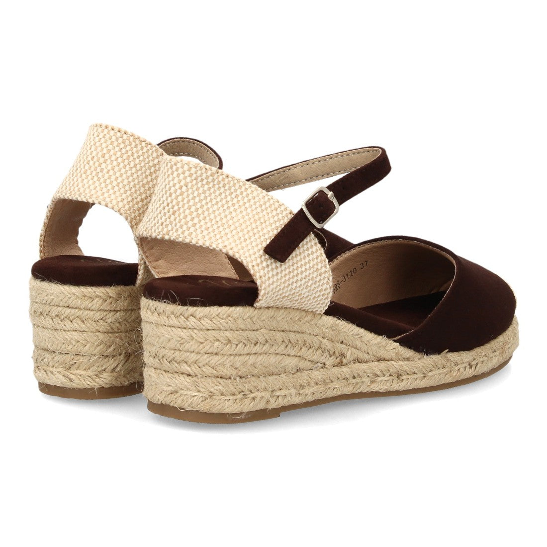 Alpargatas con cuña para mujer VR6-3120-Marron