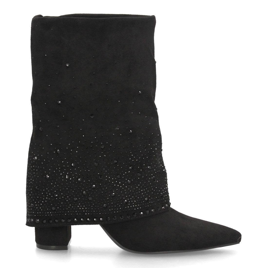 Botas con tacón para mujer OSS-001-Negro