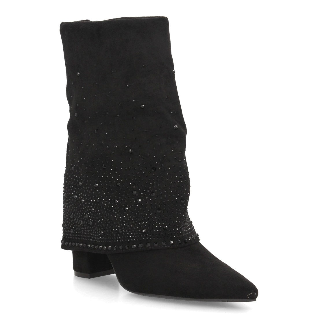Botas con tacón para mujer OSS-001-Negro