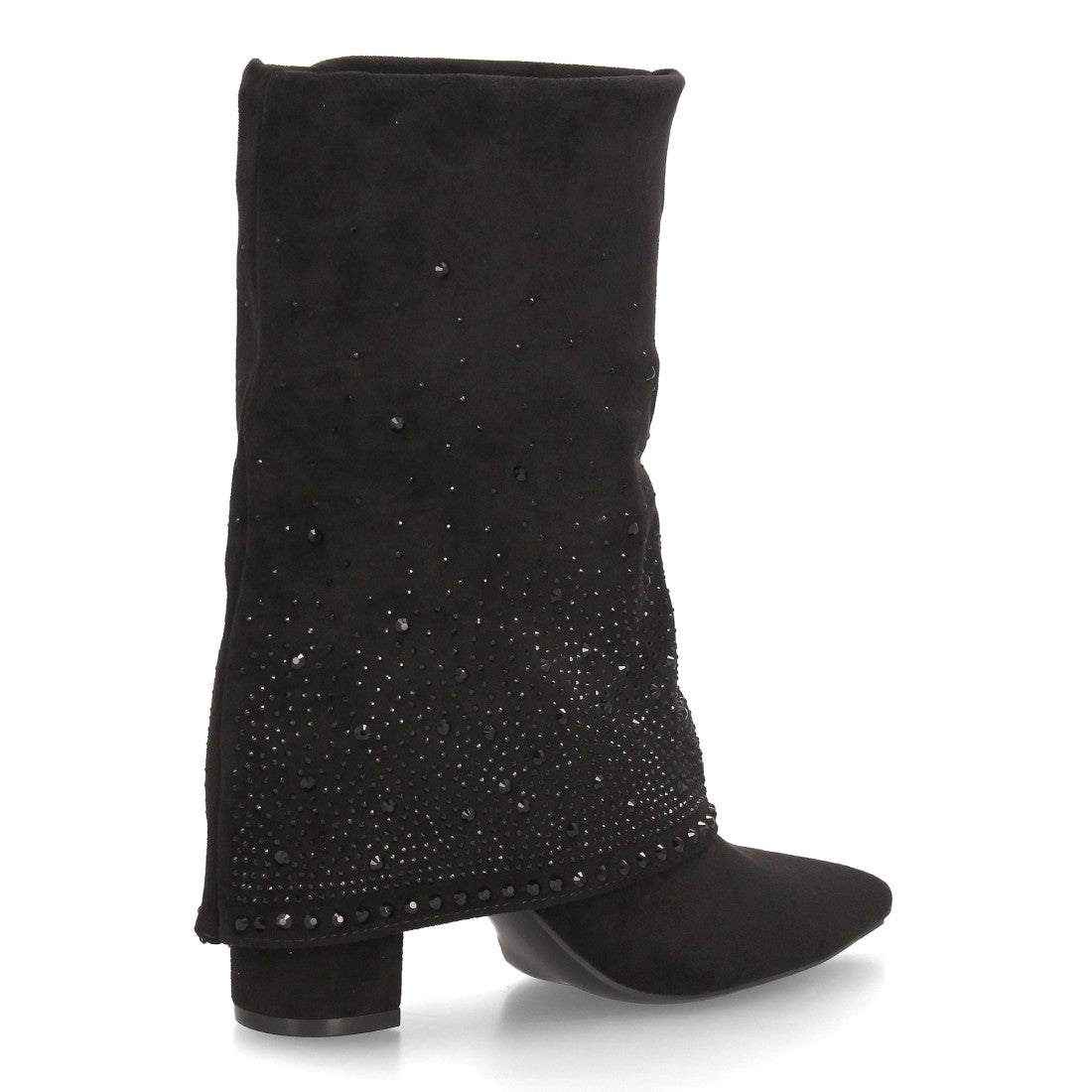 Botas con tacón para mujer OSS-001-Negro
