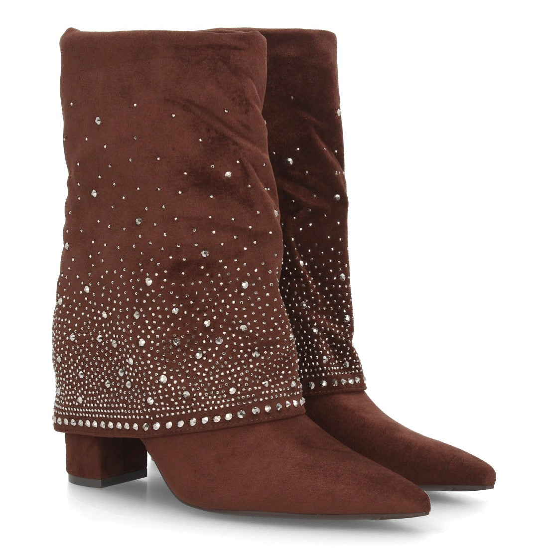 Botas con tacón para mujer OSS-001-Marron