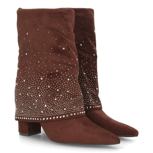 Botas con tacón para mujer OSS-001-Marron
