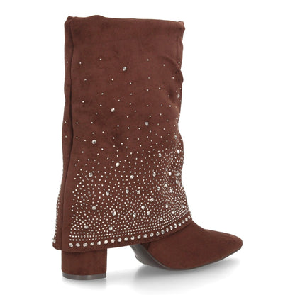 Botas con tacón para mujer OSS-001-Marron