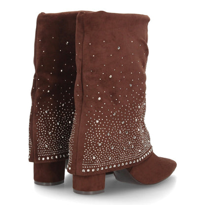 Botas con tacón para mujer OSS-001-Marron