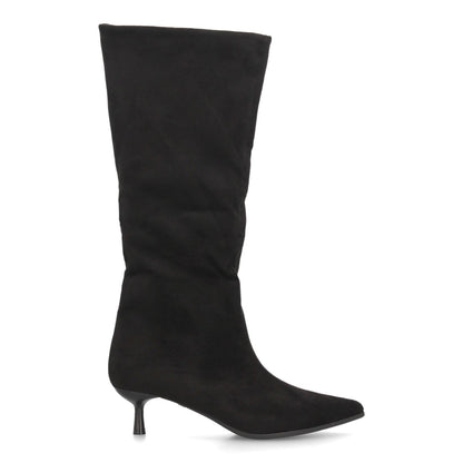 Botas con tacón fino para mujer A-6023-Negro