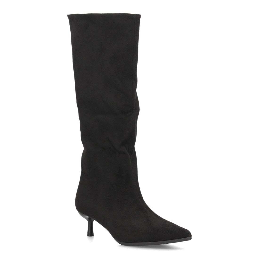 Botas con tacón fino para mujer A-6023-Negro