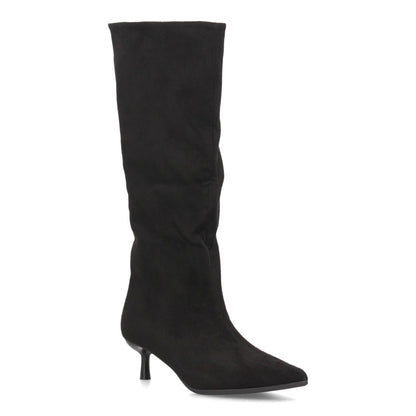 Botas con tacón fino para mujer A-6023-Negro