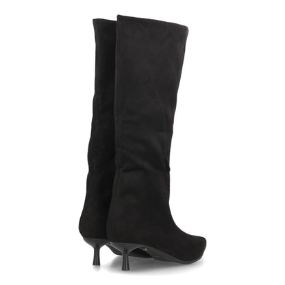 Botas con tacón fino para mujer A-6023-Negro