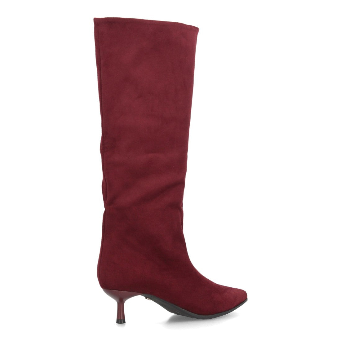 Botas con tacón fino para mujer A-6023-Burdeos
