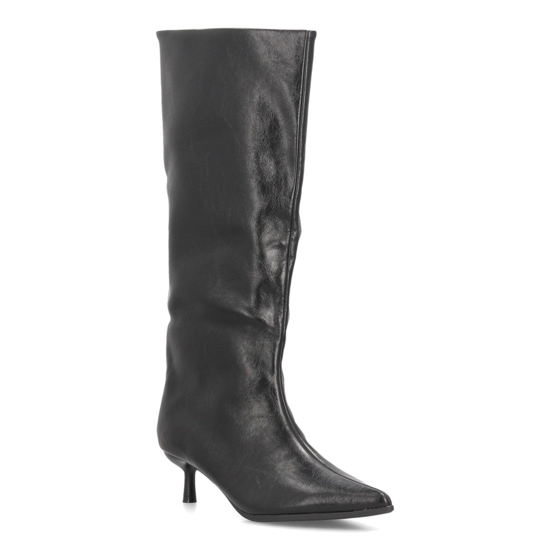 Botas con tacón fino para mujer A-6022-Negro