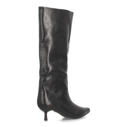 Botas con tacón fino para mujer A-6022-Negro