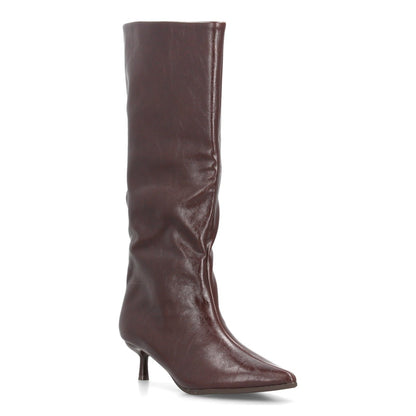 Botas con tacón fino para mujer A-6022-Cafe