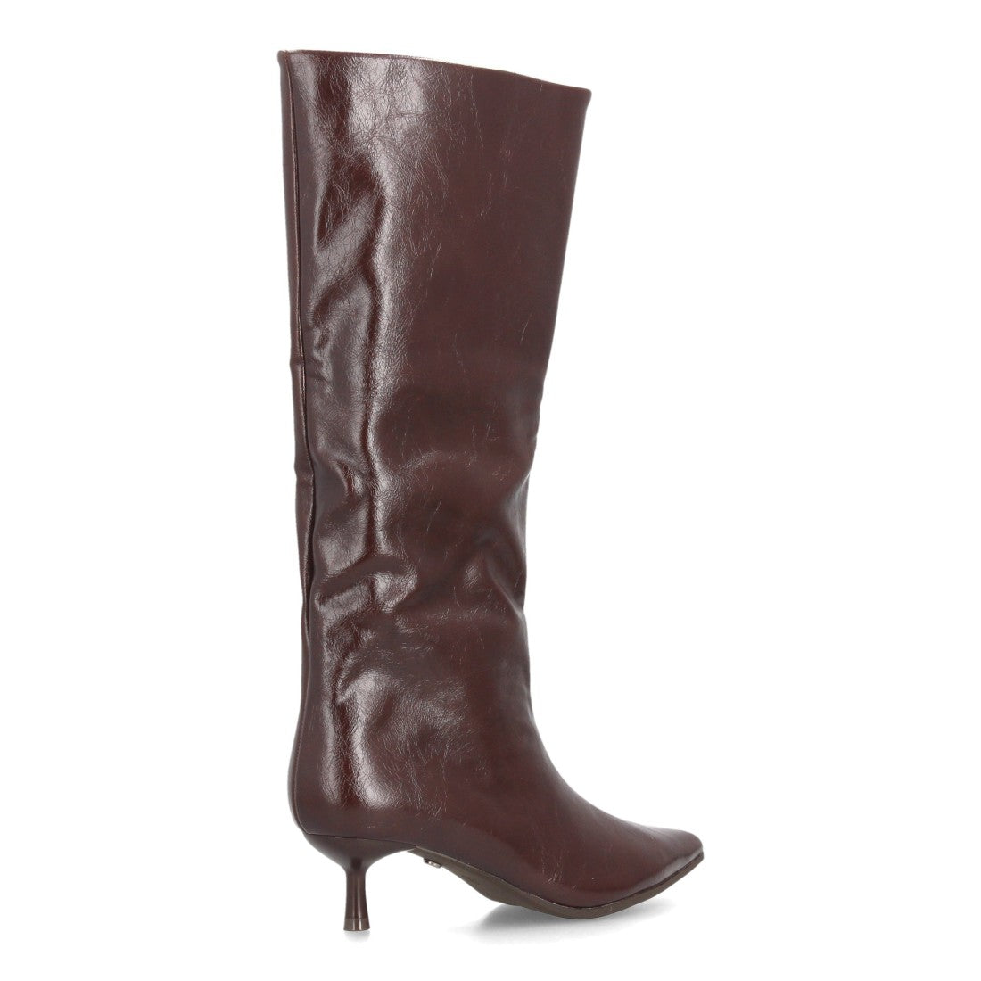 Botas con tacón fino para mujer A-6022-Cafe