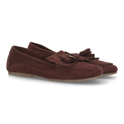 Mocasines para mujer de estilo clásico GG-5760-Marron
