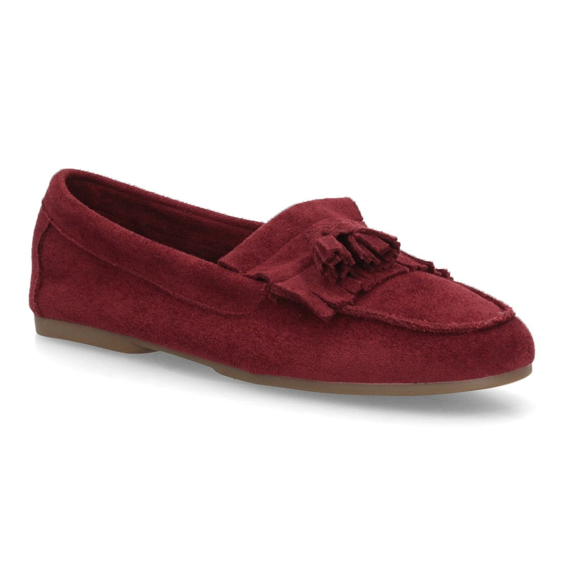 Mocasines para mujer de estilo clásico GG-5760-Burdeos