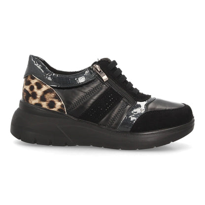 Zapatillas para mujer de estilo casual M607-Negro