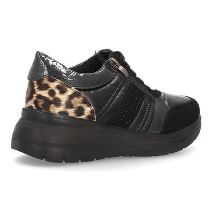 Zapatillas para mujer de estilo casual M607-Negro