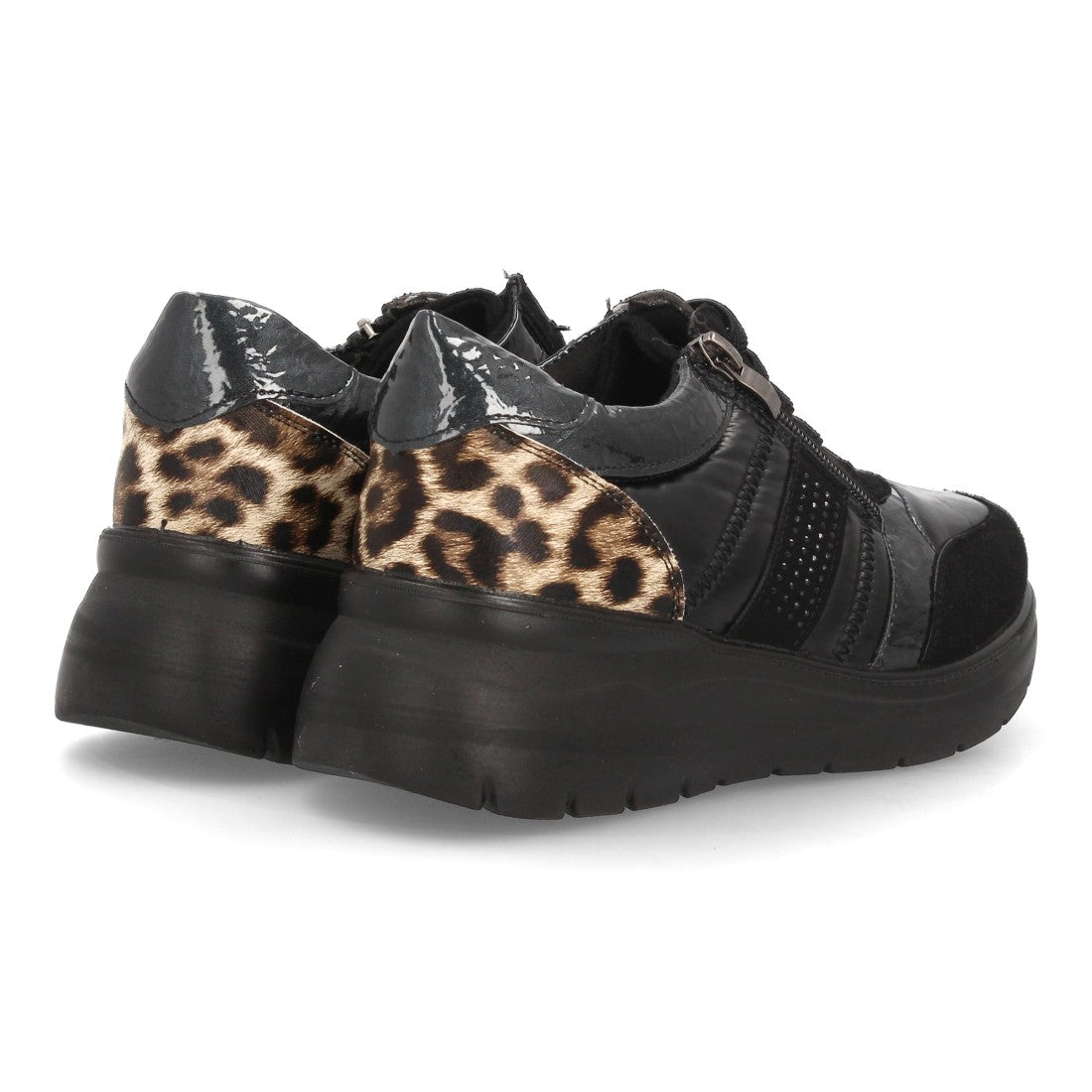 Zapatillas para mujer de estilo casual M607-Negro