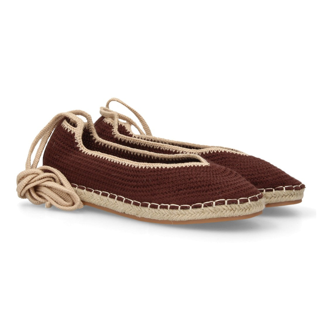 Bailarinas planas para mujer MT-127-Marron