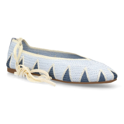 Bailarinas planas para mujer MT-157-Azul
