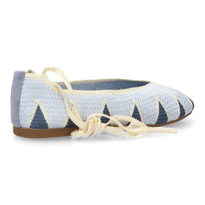 Bailarinas planas para mujer MT-157-Azul