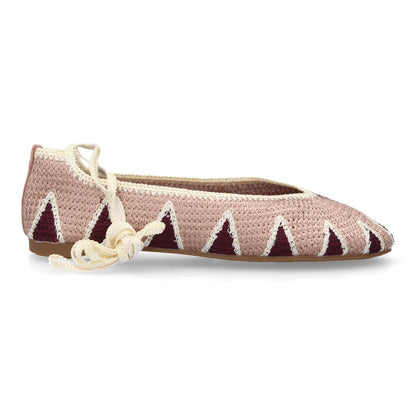 Bailarinas planas para mujer MT-157-Rosa