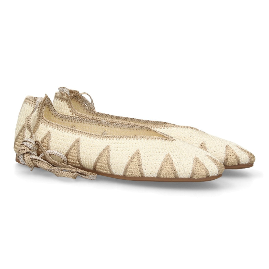 Bailarinas planas para mujer MT-157-Beige