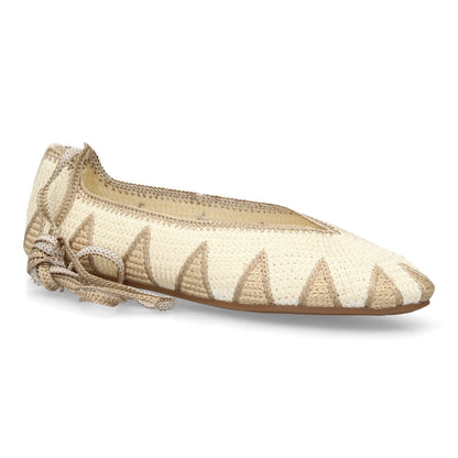 Bailarinas planas para mujer MT-157-Beige