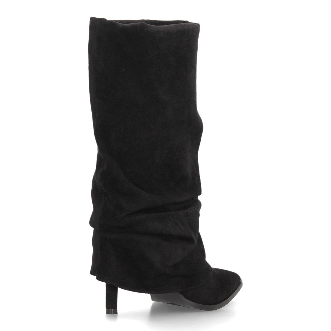 Botas con tacón fino para mujer 69051-Negro
