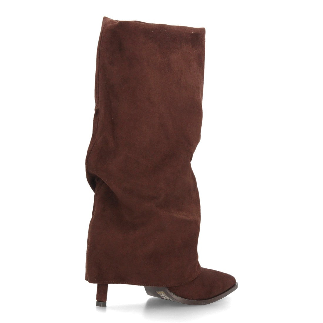 Botas con tacón fino para mujer 69051-Cafe