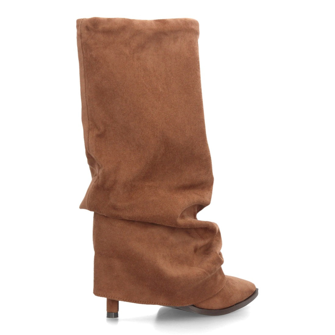 Botas con tacón fino para mujer 69051-Camel