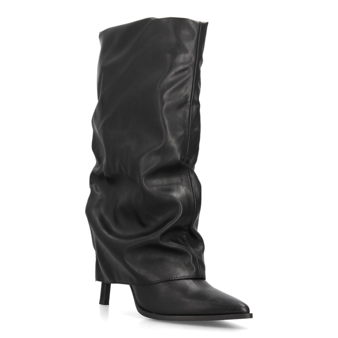 Botas con tacón fino para mujer 69052-Negro