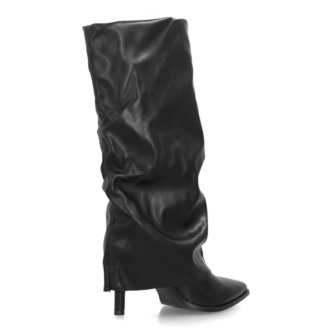 Botas con tacón fino para mujer 69052-Negro