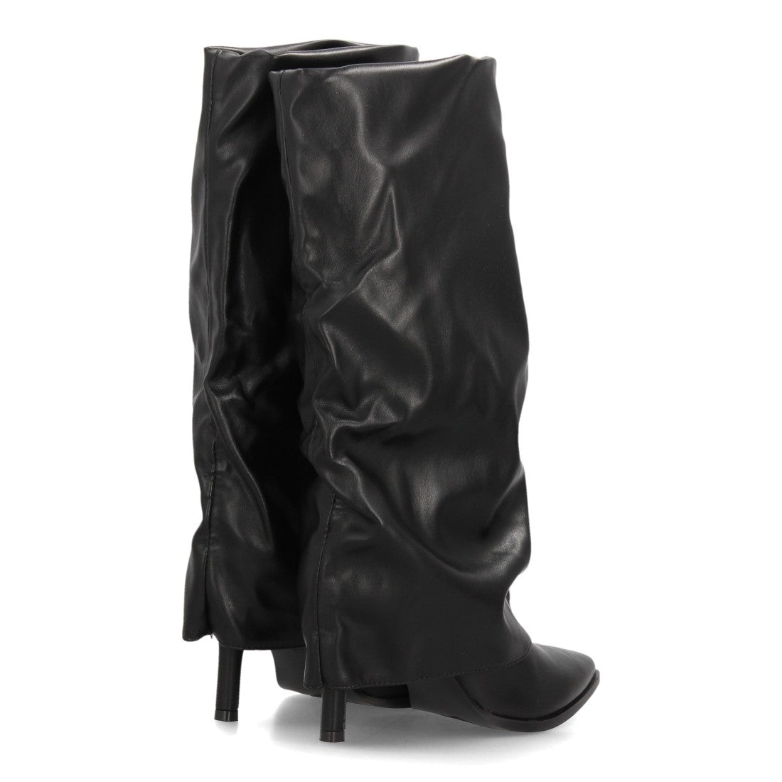 Botas con tacón fino para mujer 69052-Negro