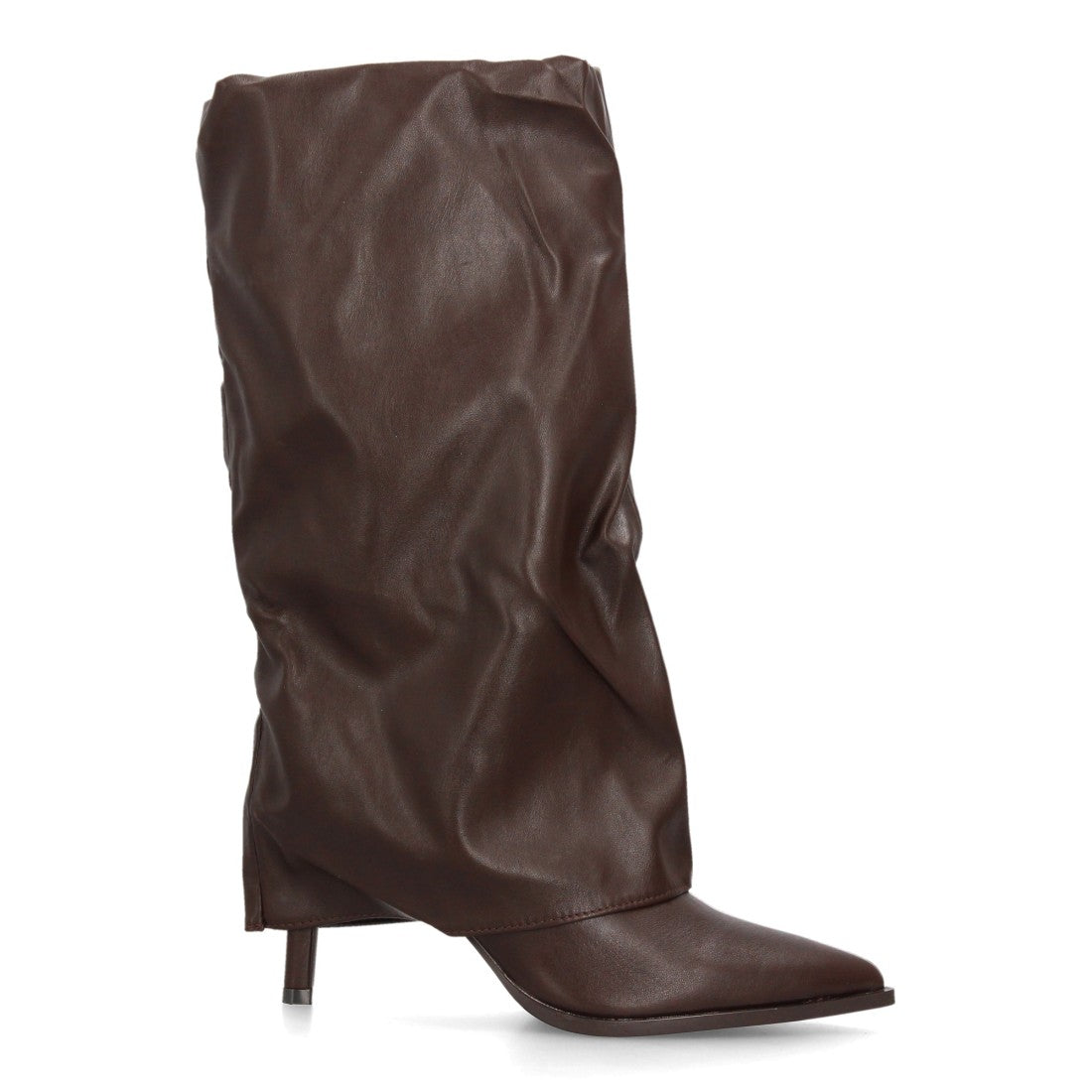 Botas con tacón fino para mujer 69052-Marron