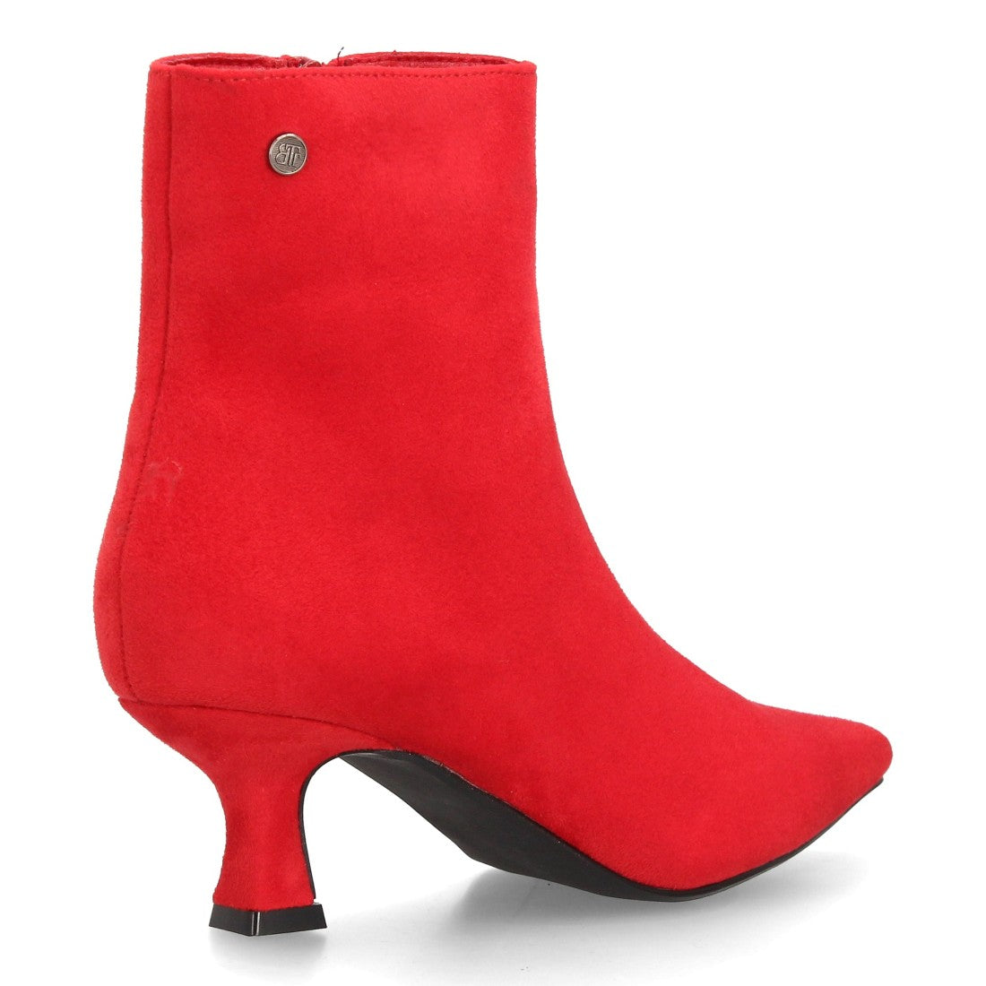 Botines con tacón para mujer A-6011-Rojo