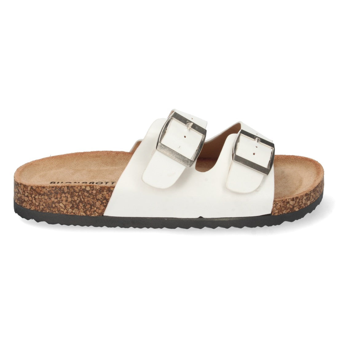 Sandalias planas con planta Bio para mujer 1AY-1056-Blanco