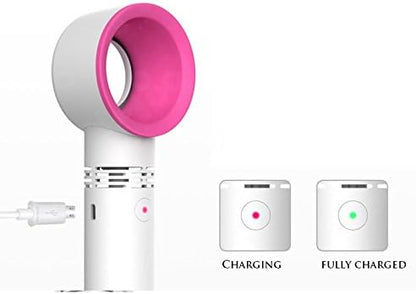 Ventilador Portàtil sense Aspes - Mini Refredador de Mà Recarregable USB amb 3 Velocitats