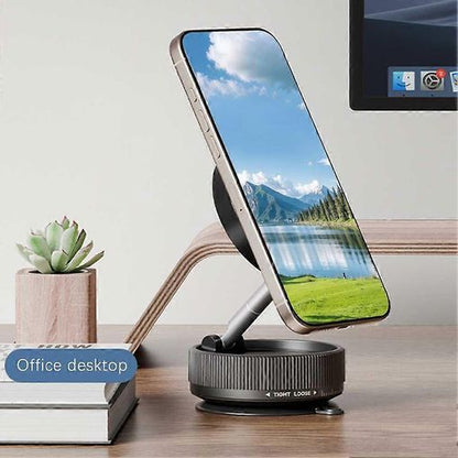 Suport Magnètic per a Telèfon amb Ventosa al Buit – Disseny Compacte i Estable per a Cotxe