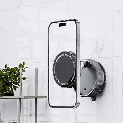 Suport Magnètic per a Telèfon amb Ventosa al Buit – Disseny Compacte i Estable per a Cotxe