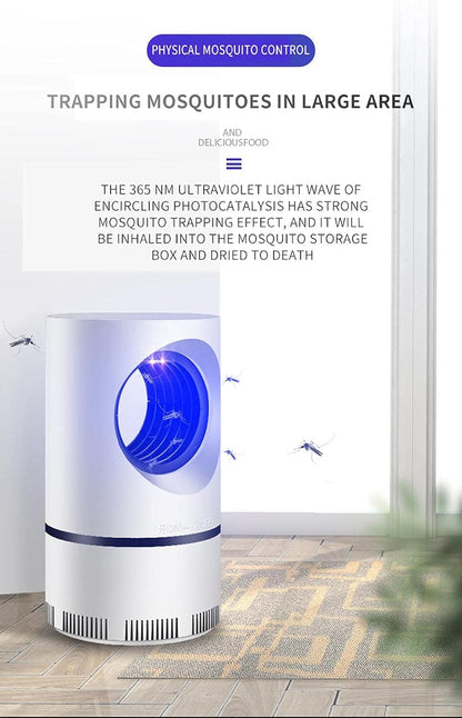 Antimosquits Killer - Llum USB LED Repel·lent Silenciosa per a la Llar i Dormitori