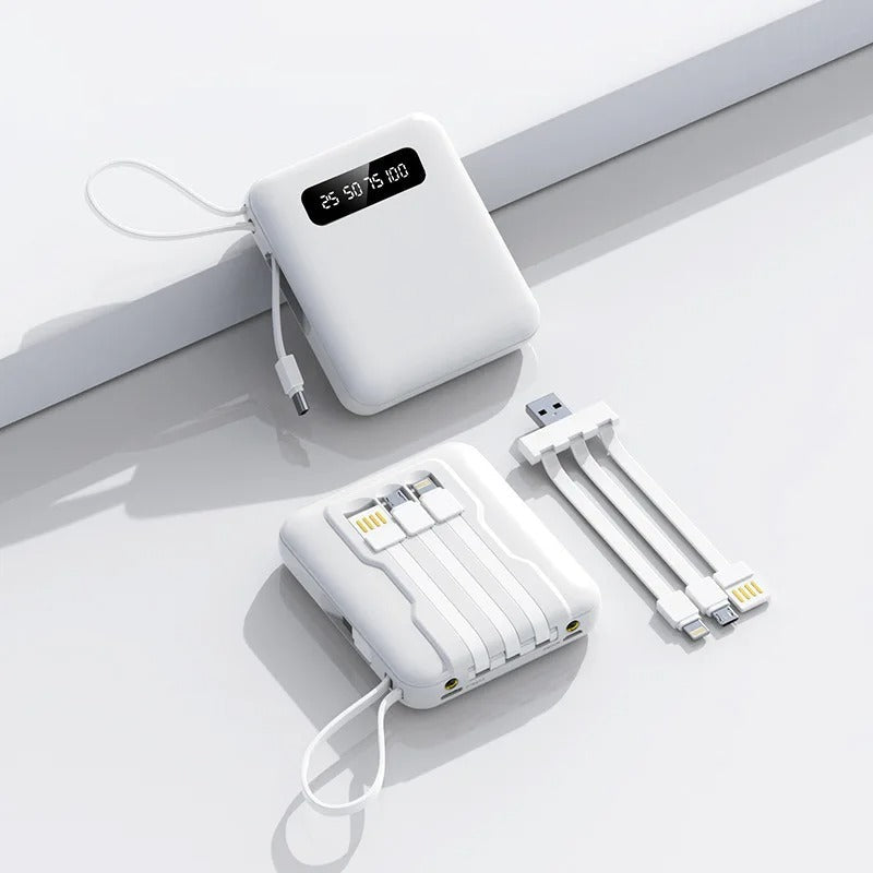 Power Bank 10000 mAh amb Cables Integrats